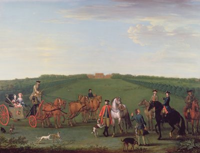 La Famiglia Beauchamp-Proctor e Amici a Langley Park, Norfolk, 1749 da John Wootton